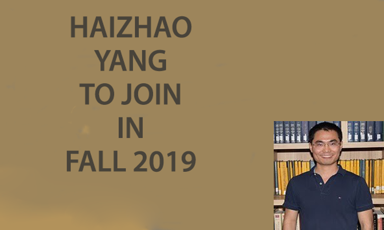 Haizhao Yang to join faculty in Fall 2019